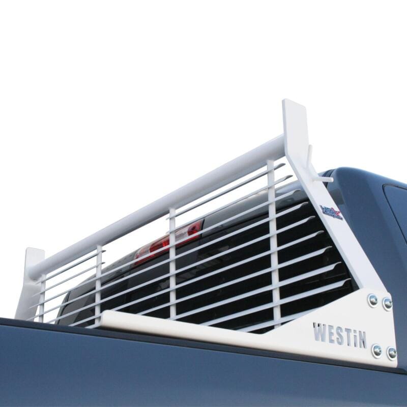 Westin 2002-2018 Dodge/Ram 1500 HD Headache Rack - White thumbnail 2