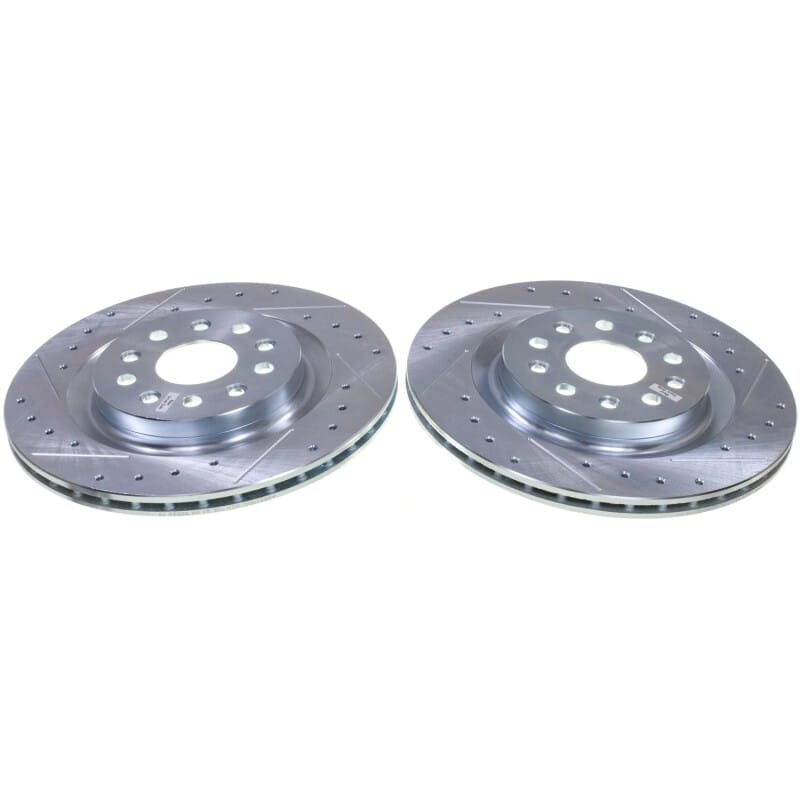 Power Stop 22-24 Jeep Grand Cherokee Rear Drilled & Slotted Rotor - Pair
