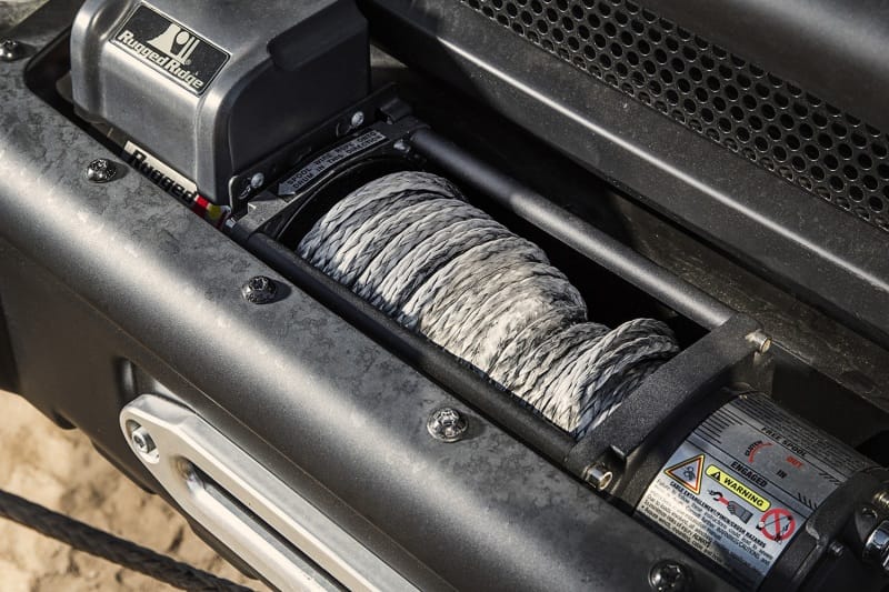 Rugged Ridge Synthetic Winch Line Dark Gray 7/16in x 90 Ft thumbnail 2