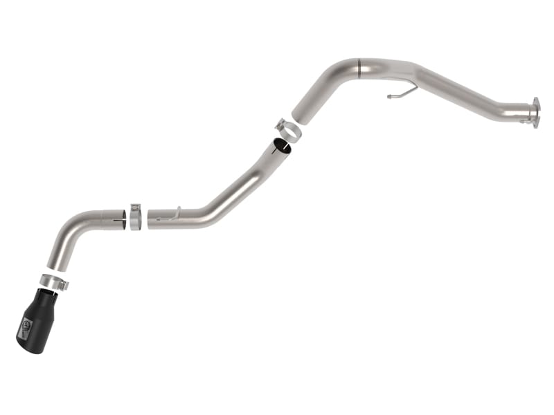 aFe 2021+ Jeep Gladiator V6-3.0L (td) Vulcan Series 3in 304 SS DPF-Back Exhaust System - Black Tip thumbnail 4