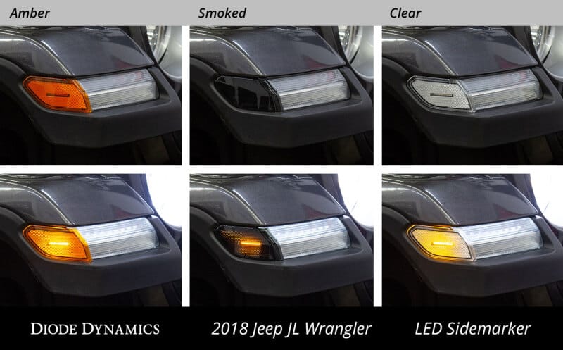 Diode Dynamics 18-21 Jeep JL Wrangler/Gladiator Sidemarkers Clear (set) thumbnail 5