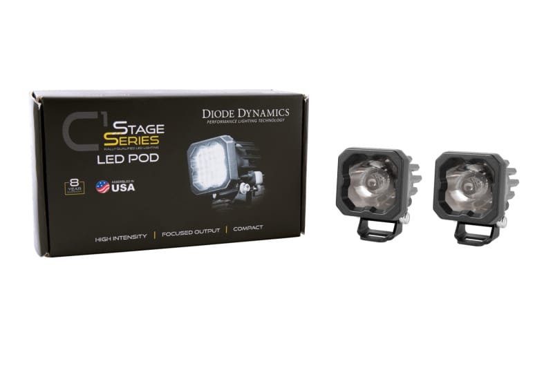 Diode Dynamics Stage Series C1 LED Pod Pro - White Wide Standard RBL (Pair) thumbnail 6