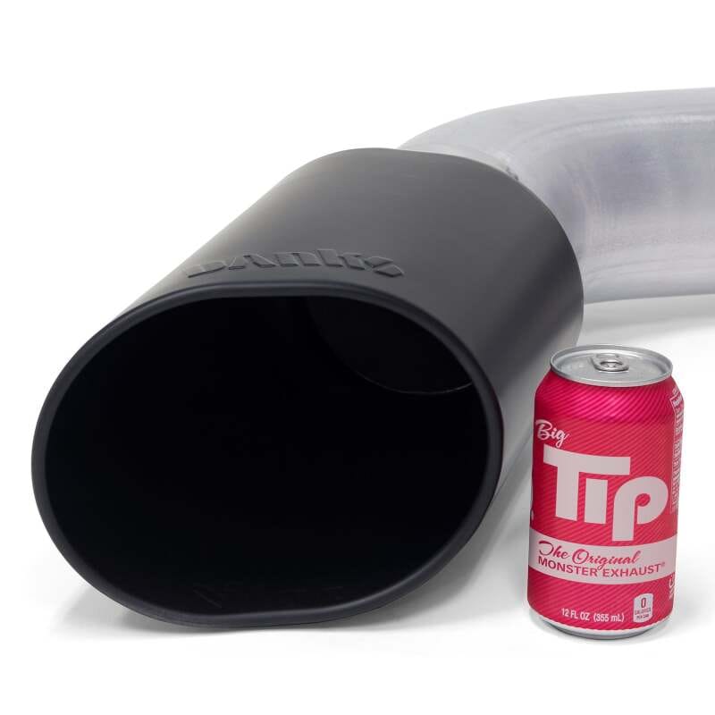 Banks Power 19-23 Dodge RAM Monster Exhaust 5.0in Single 6.7L CCLB DRW w/ SideKick Black Tip thumbnail 2