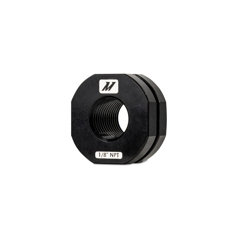 Mishimoto 1/8in NPT CNC-Machined Nozzle Mount Adapter - Black thumbnail 3