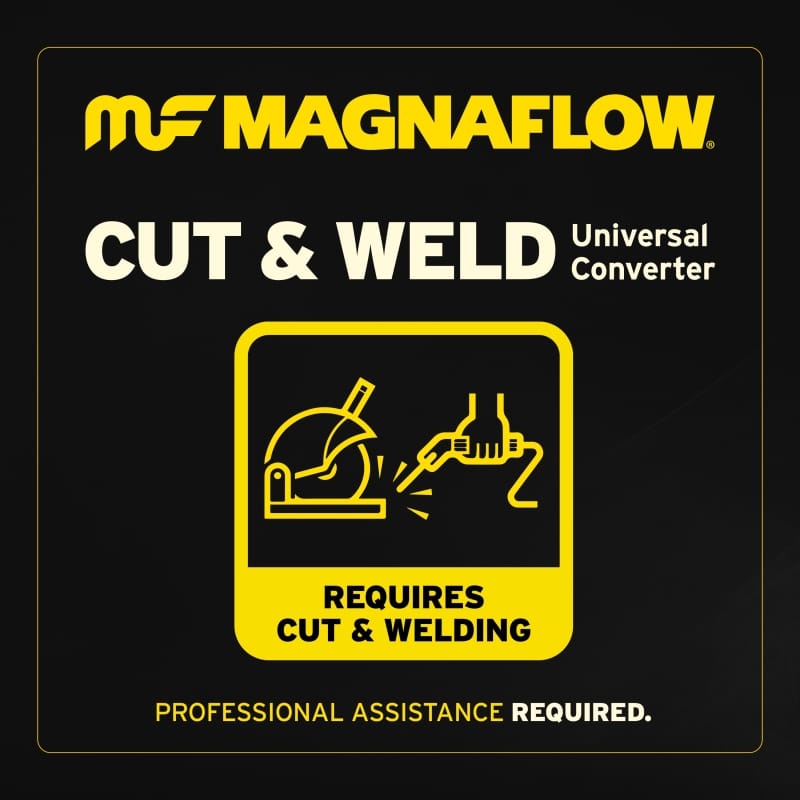 MagnaFlow 2.25 CA 4in. Spun Universal Converter - 5461205 thumbnail 5