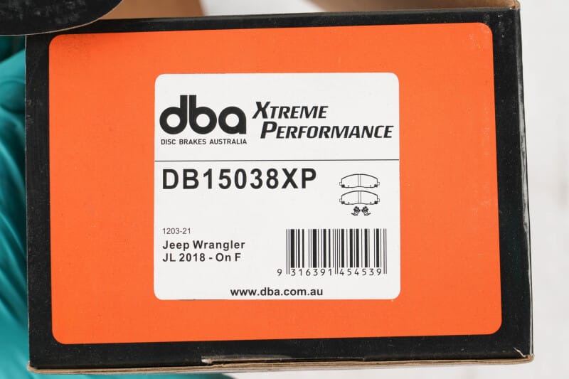 DBA 18-22 Jeep Wrangler JL Front XP Performance Brake Pads thumbnail 3
