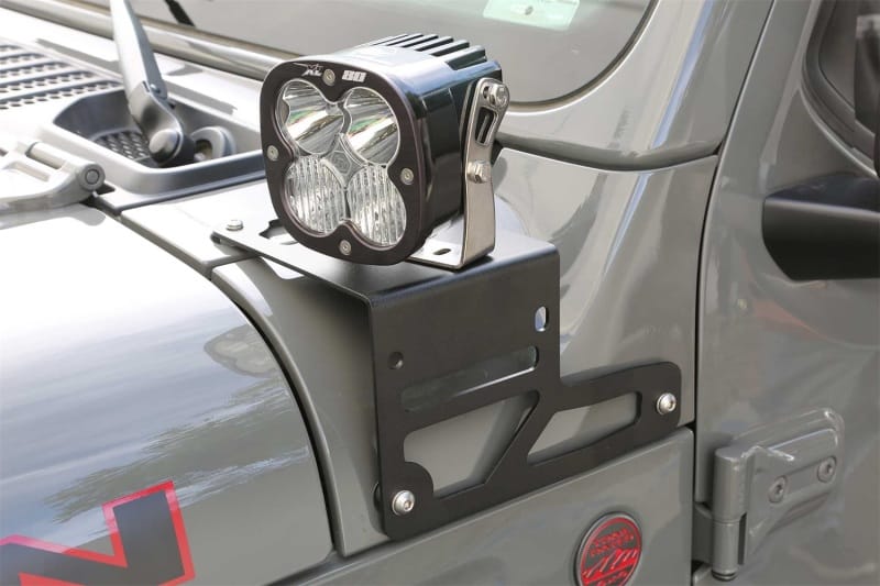 Fabtech 18-21 Jeep JL/JT Light Bracket Kit (Non-Adjustable) thumbnail 2
