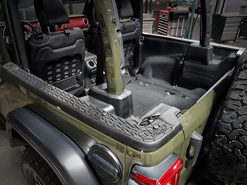 aFe 18-24 Jeep Wrangler JL (2-Door Models w/ 3-Piece Hard-Top Only) Terra Guard Tub Rail Covers thumbnail 4