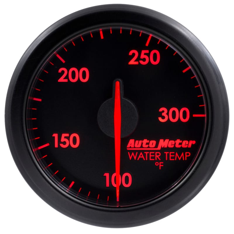 Autometer Airdrive 2-1/6in Water Temperature Gauge 100-300 Degrees F - Black thumbnail 4