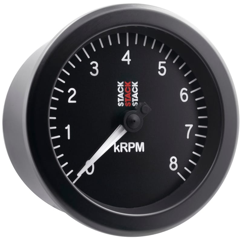 Autometer Stack Sport 88mm 0-8K RPM Tachometer - Black thumbnail 5