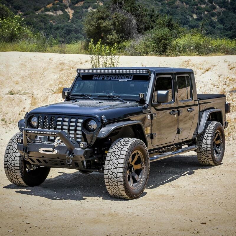 Westin 2020 Jeep Gladiator Platinum 4 Oval Nerf Step Bars - Black thumbnail 3