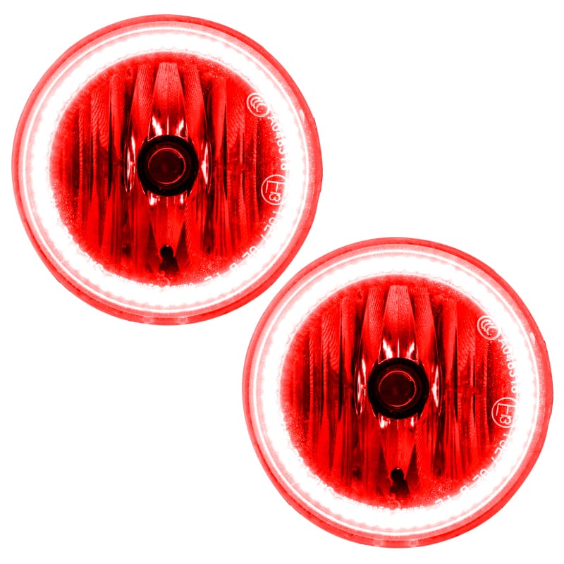 Oracle 05-10 Chrysler 300C Pre-assembled Halo Fog Lights - Red