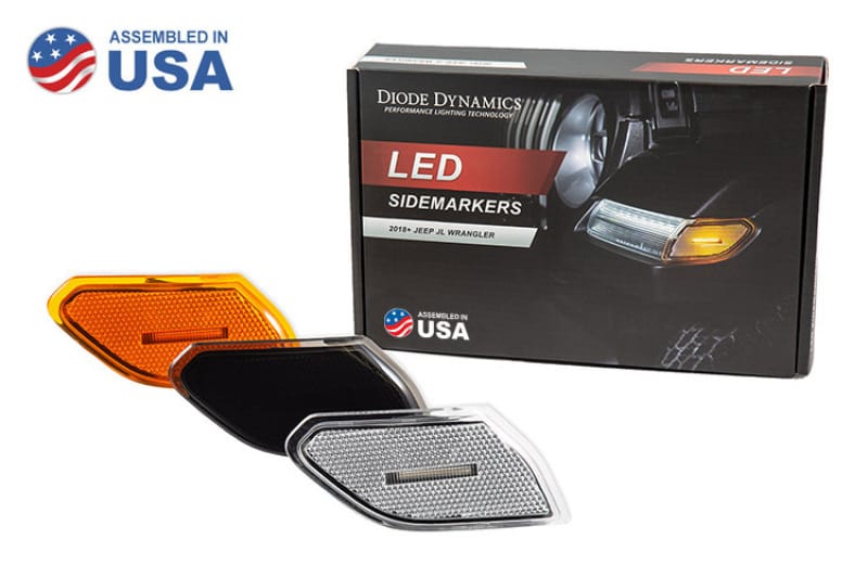 Diode Dynamics 18-21 Jeep JL Wrangler/Gladiator Sidemarkers Clear (set) thumbnail 7