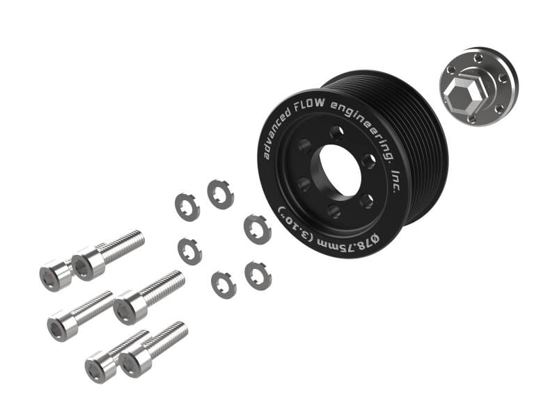 aFe 15-23 Dodge Challenger / 15-23 Dodge Charger SRT Hellcat 3.10in Supercharger Power Pulley Kit thumbnail 2
