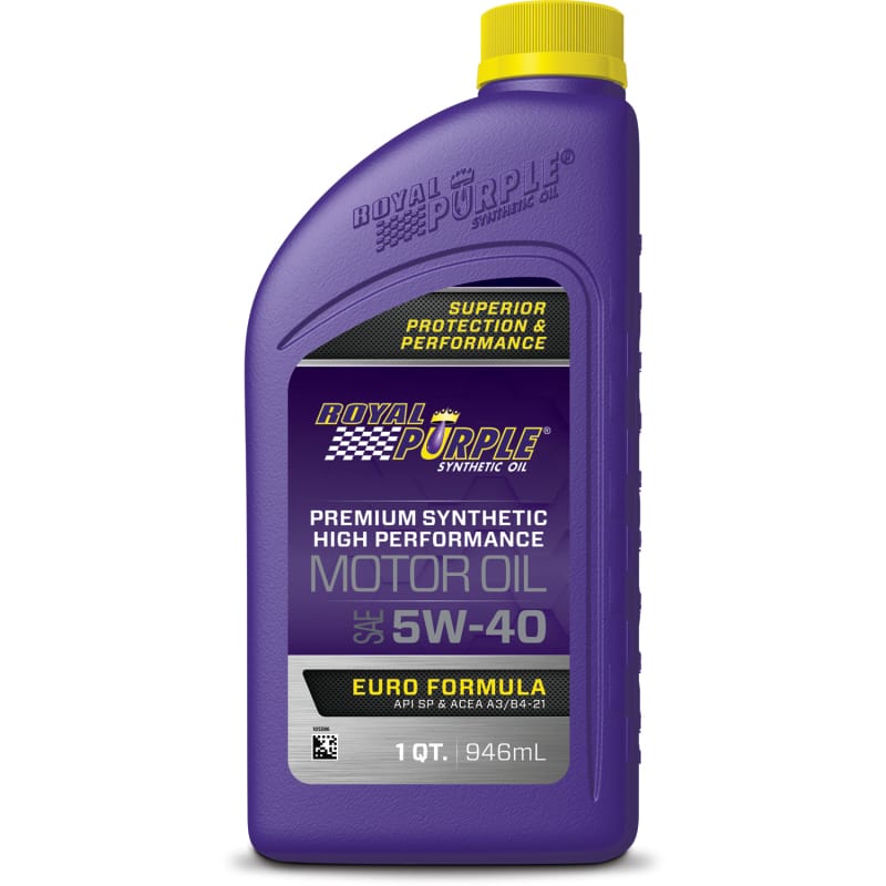Royal Purple Premium Synthetic High Performance Euro Formula 5W40 Motor Oil - 1 Quart thumbnail 2