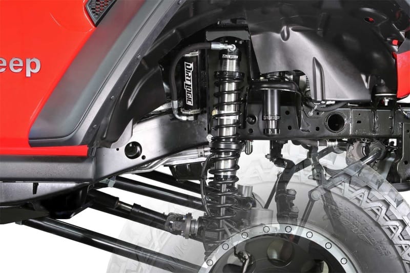 Fabtech 2018 Jeep JL 4WD 4-Door 3in/5in Coilover Conversion Mount Kit