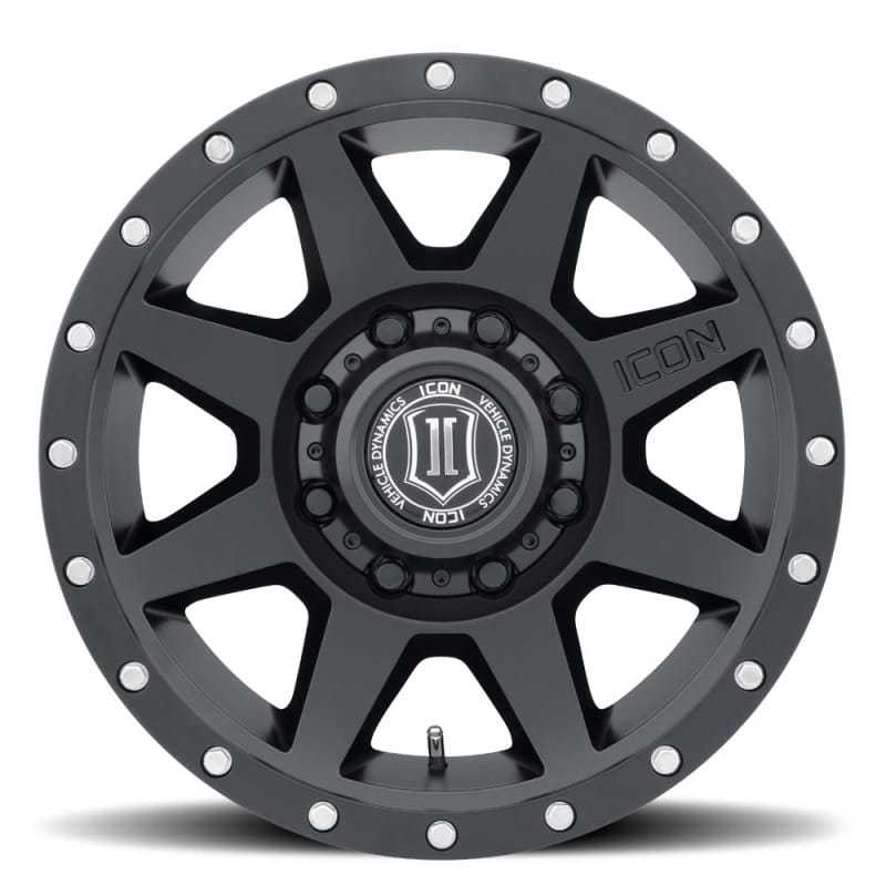 ICON Rebound 17x8.5 8x6.5 13mm Offset 5.25in BS 121.4mm Bore Satin Black Wheel thumbnail 3