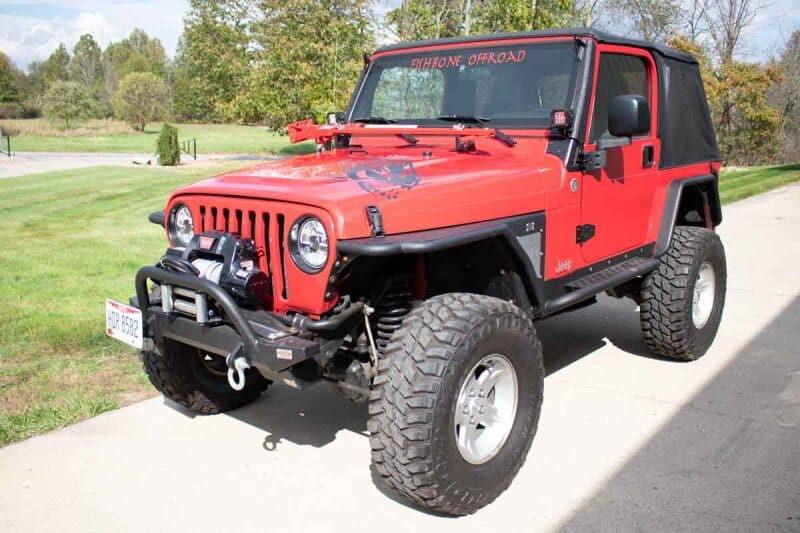 Fishbone Offroad 97-06 Jeep Wrangler TJ Hi- Lift Jack Mount thumbnail 5