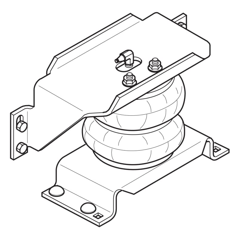 Firestone Ride-Rite Air Helper Spring Kit Front 07-17 Dodge RAM 3500HD Cab 2WD/4WD (W217602478)