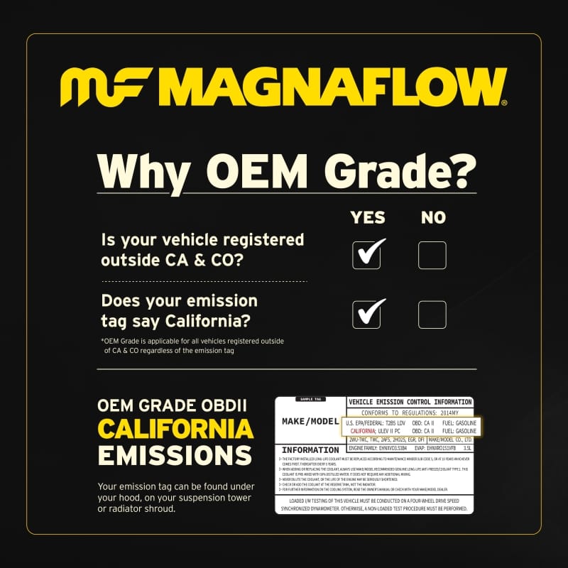 MagnaFlow Universal Catalytic Converter 2.25 C/C 5.00 Diesel Spun thumbnail 8