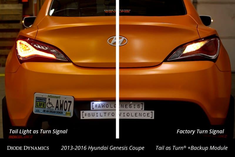 Diode Dynamics 13-16 Hyundai Genesis Coupe Tail as Turn +Backup Module (USDM) Stage 1 thumbnail 5