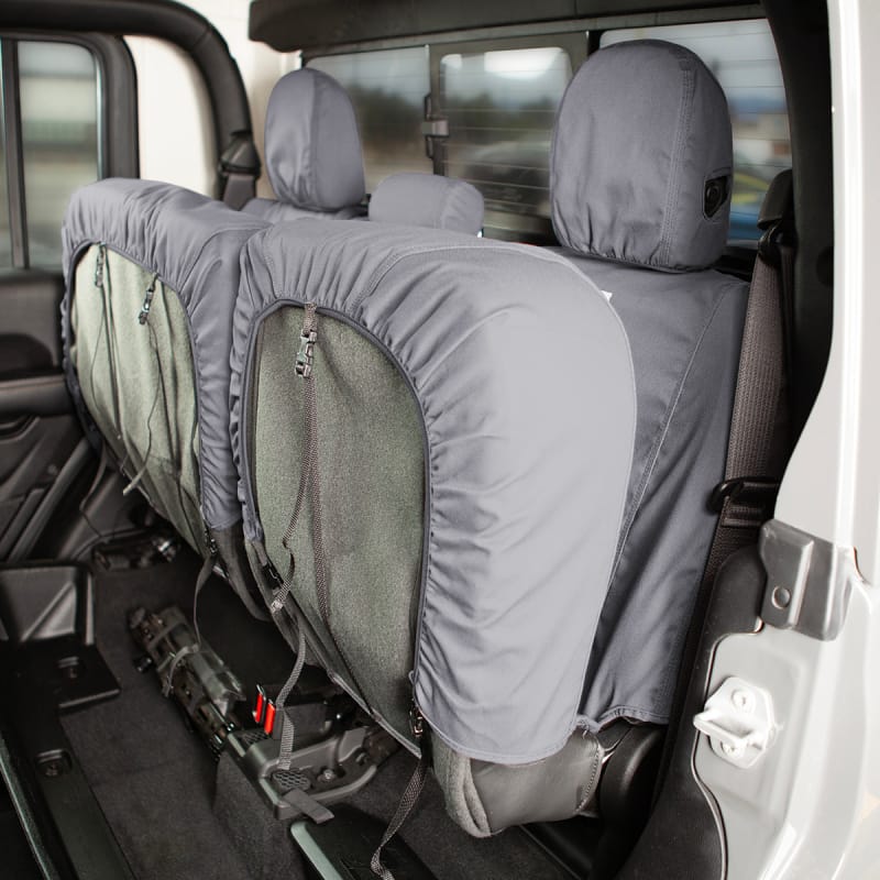 Covercraft 18-23 Jeep Wrangler Carhartt SeatSaver Custom Front Row Seat Covers - Gravel