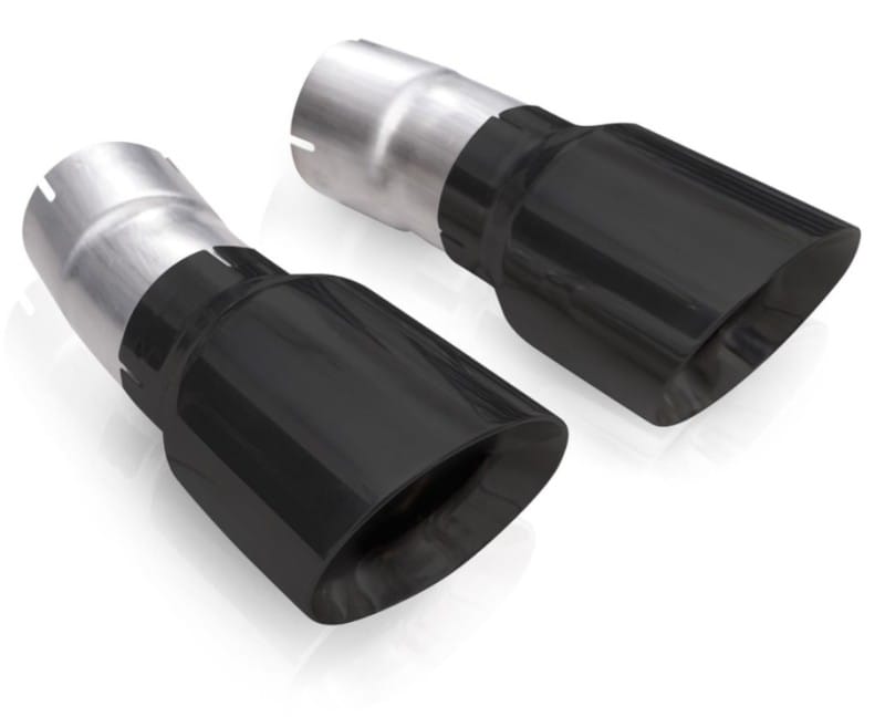 Stainless Works 4in Double Wall Slash-Cut Black Tip Kit thumbnail 2