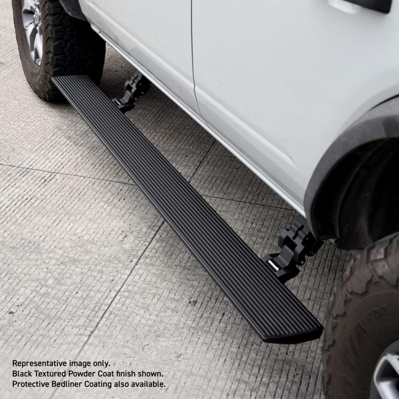 RealTruck 19-24 Ram 1500 Crew Cab 4dr VoltStep Electric Running Board Kit - Bedliner Coating thumbnail 3