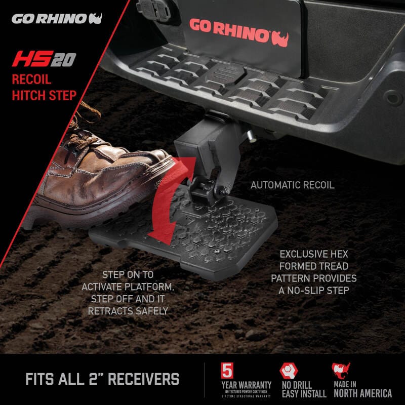 Go Rhino HS-20 Hitch Bumper Step thumbnail 3