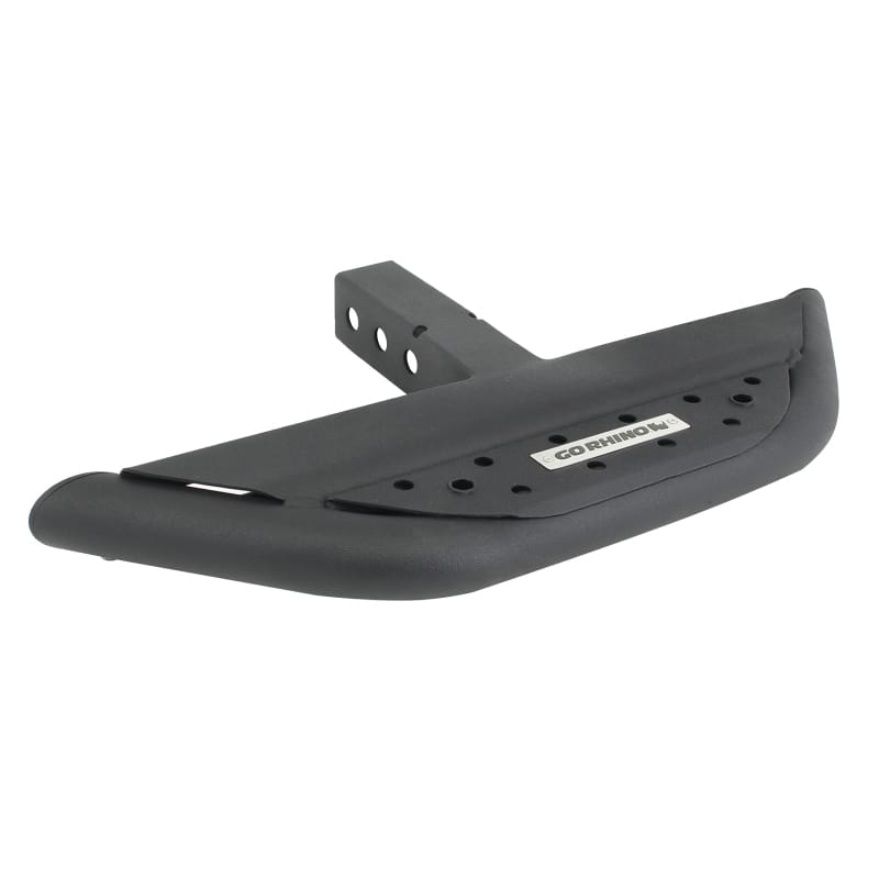 Go Rhino Dominator Xtreme Hitch Step (2in Receivers) - 18in Long - Tex. Blk