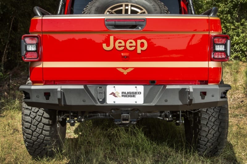 Rugged Ridge HD Bumper Rear 20-21 Jeep Gladiator JT thumbnail 3