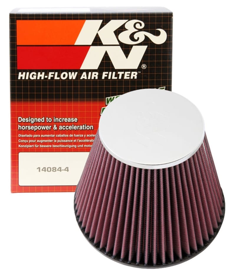 K&N Round Tapered Universal Air Filter 6in Flange ID x 7.5in Base OD x 4.5in Top OD x 6in H thumbnail 4