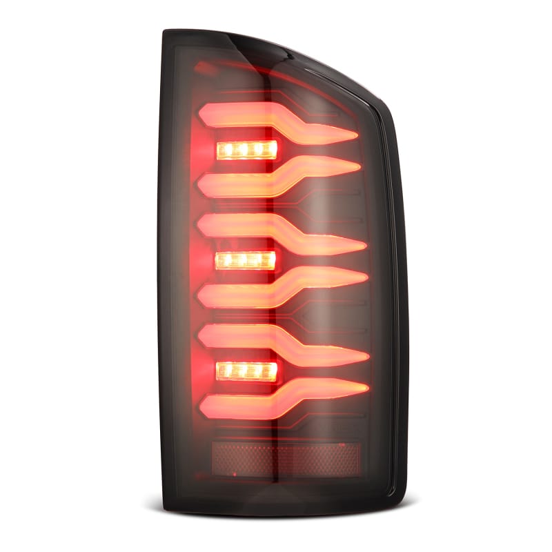 AlphaRex 02-06 Dodge Ram 1500/03-06 Dodge Ram 2500+3500 Luxx-Series LED Tail Lights (Pair) Black thumbnail 3