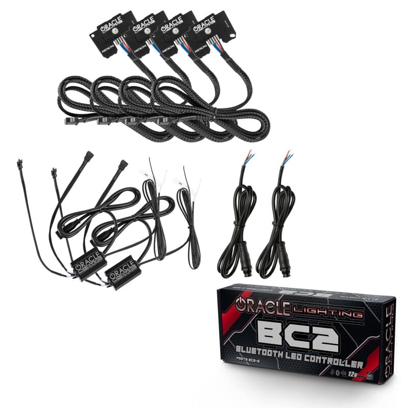 Oracle Jeep Wrangler JL/Gladiator JT RGB+W Headlight DRL Kit - w/ BC1 Controller