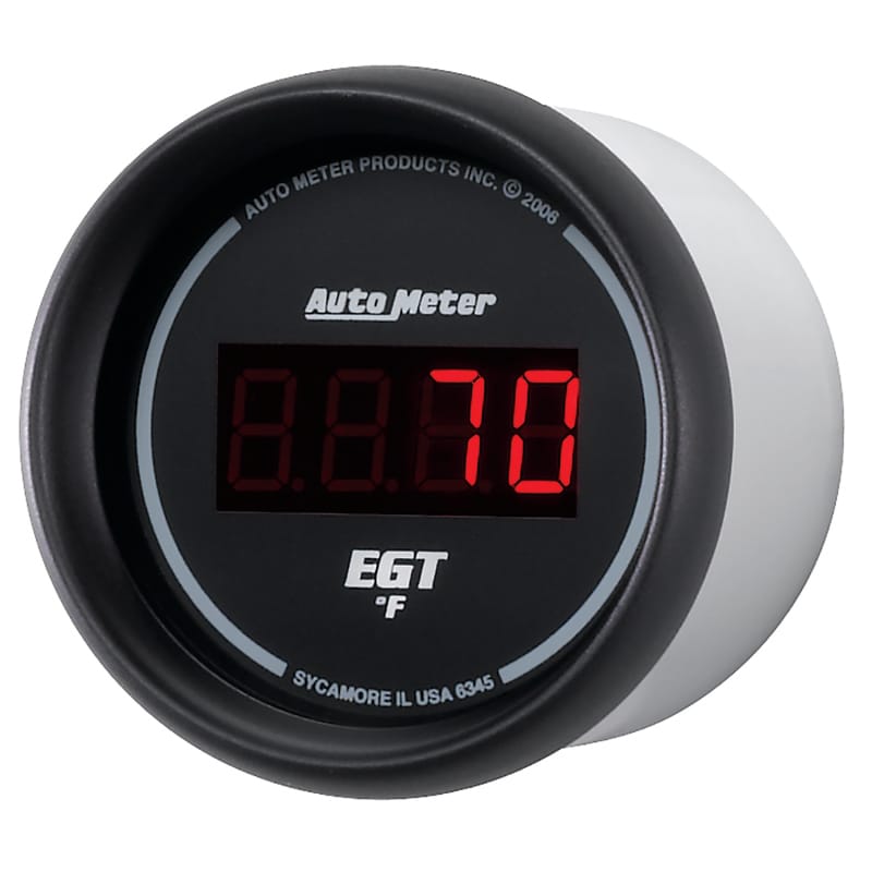 Autometer Z Series 52mm 0-2000 Deg F Digital EGT/Pyrometer Gauge thumbnail 2