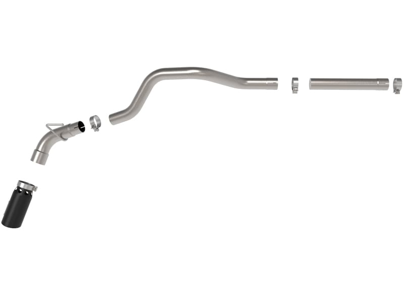 aFe LARGE BORE HD 3in 409-SS DPF-Back Exhaust w/Black Tip 14-18 RAM 1500 EcoDiesel V6-3.0L (td) thumbnail 3