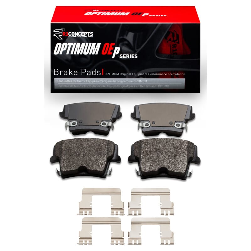 R1 05-18 Chrysler 300 Rear Optimum OE Brake Pads & Hardware Kit