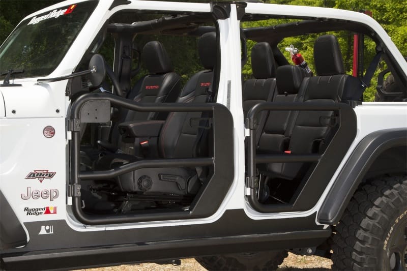 Rugged Ridge Fortis Front Tube Doors 18-20 Jeep JL / 2020 JT thumbnail 3