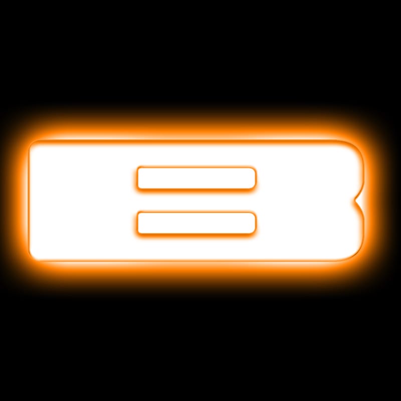 ORACLE Lighting Universal Illuminated LED Letter Badges - Matte Wht Surface Finish - B - 3140-B-005