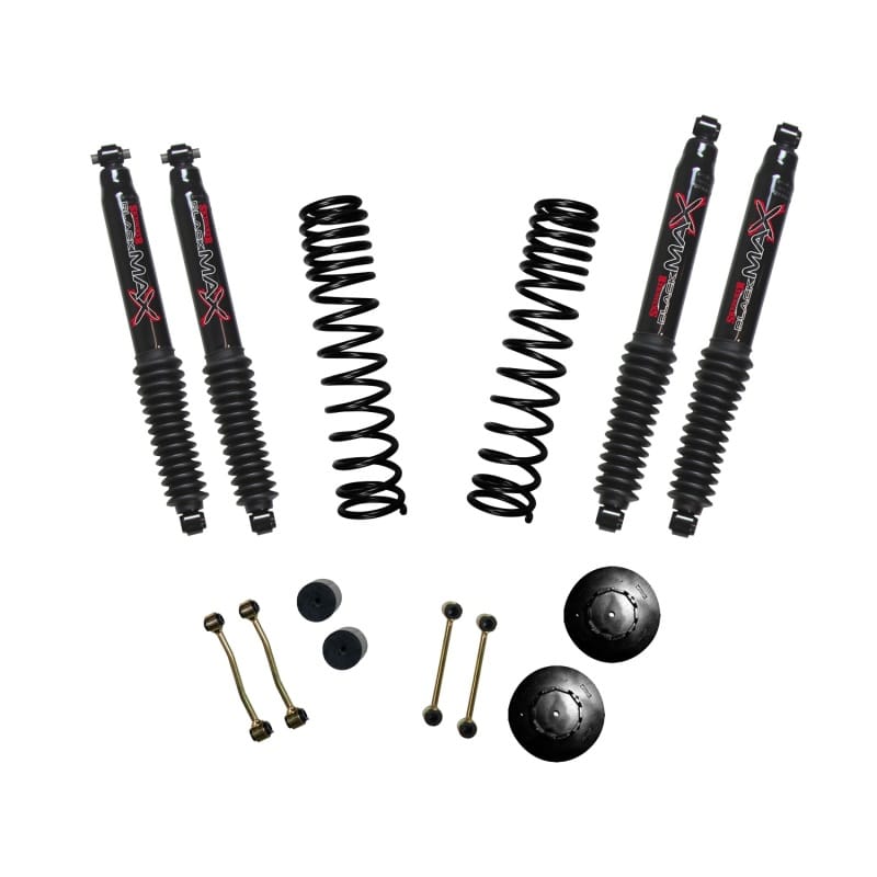 Skyjacker 2.5in GLAD DSL RUB Long Travel SP Black MAX