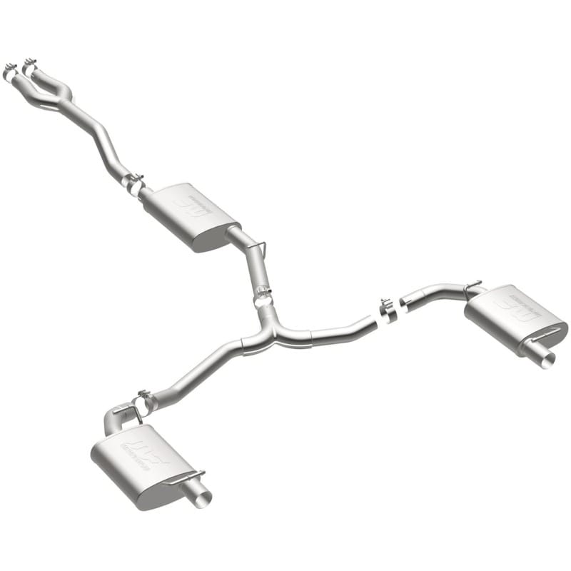 MagnaFlow Cat-Back SS Dual Split Rear Exit 2015 Dodge Charger/Chrysler 300C 3.6L V6 (Uses OEM Tips) thumbnail 4