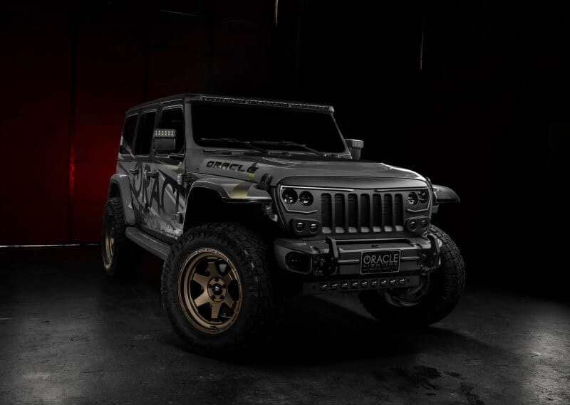 Oracle Jeep Wrangler JL/Gladiator JT Integrated Windshield LED Light Bar System thumbnail 3