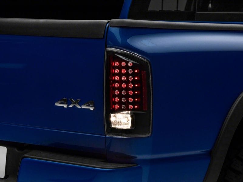 Raxiom 07-08 Dodge RAM 1500 LED Tail Lights- Black Housing (Clear Lens) thumbnail 2