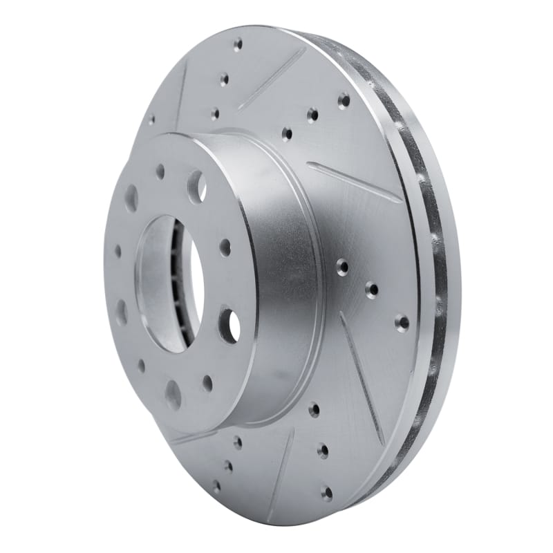 R1 14-25 Ram Promaster 2500 Front Left Drilled & Slotted Silver Brake Rotor thumbnail 2