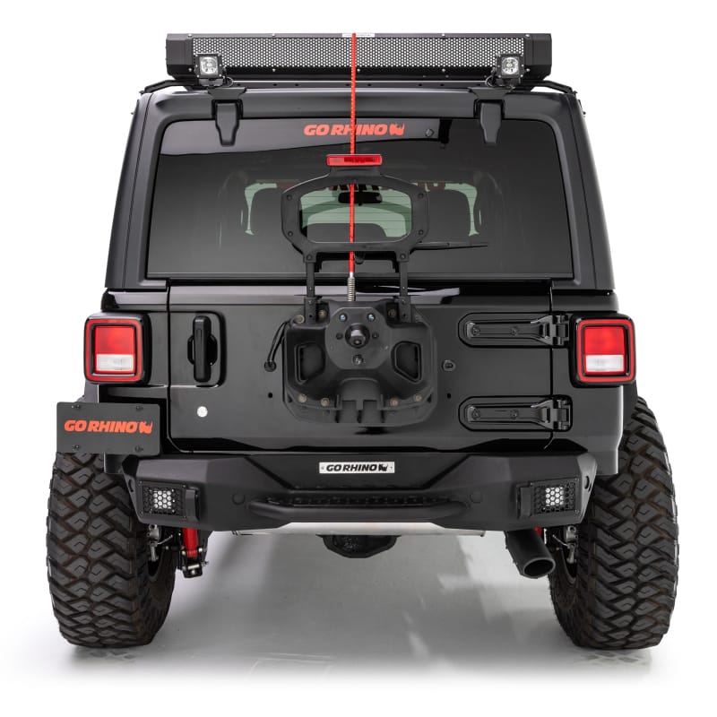 Go Rhino 18-20 Jeep Wrangler JL/JLU Rockline Rear Stubby Bumper thumbnail 2