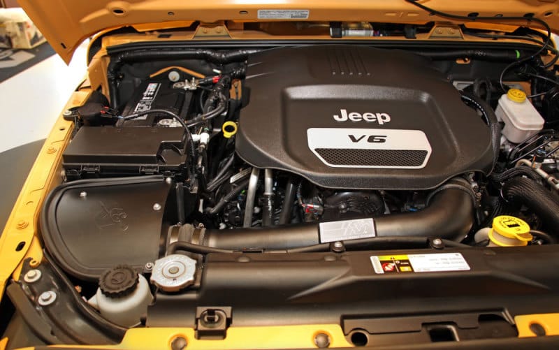 K&N 71 Series Performance Intake Kit for 12-18 Jeep Wrangler 3.6L V6 (12-15 CARB Approved) thumbnail 3