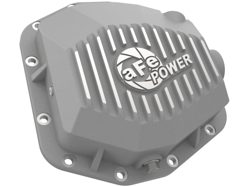aFe Street Series Rear Differential Cover Raw w/Machined Fins 20+ Jeep Gladiator JT (Dana M220) thumbnail 2