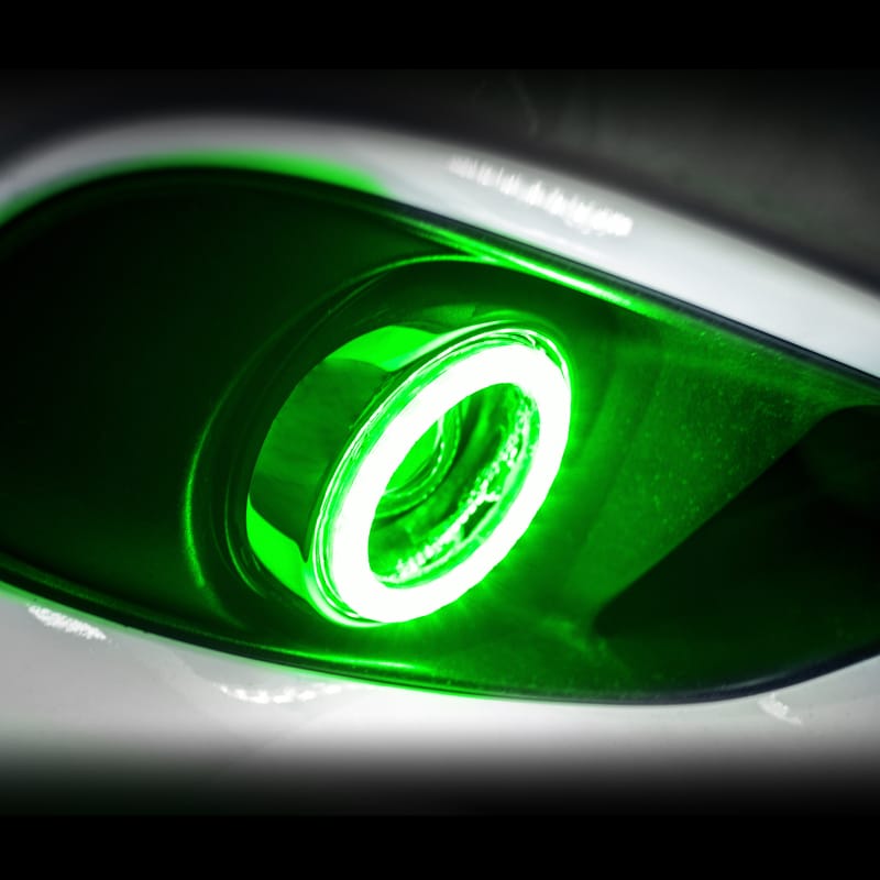 Oracle 05-08 Dodge Magnum Surface Mount LED Fog Light Halo Kit - Green thumbnail 2