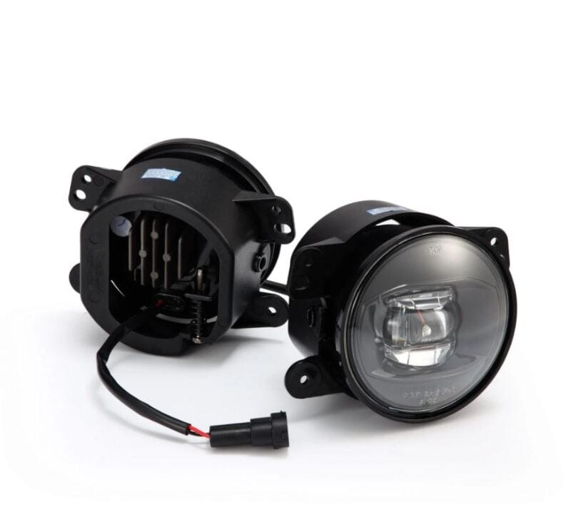 AlphaRex Universal Chrysler/Dodge/Hummer/Jeep DoubleTap Dual Color LED Proj Fog Lights - White/Amber thumbnail 3