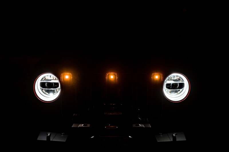 DV8 Offroad 2018+ Jeep JL Grill Amber Marker Lights thumbnail 12
